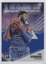 2018 Panini Donruss Optic League Leaders Blue Prizm 2/85 Andre Drummond #2 9o3