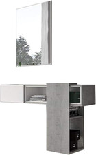 Mobile Da Ingresso Con Specchio, Entratina per Atrio Con Cassetto, Svuotatasche