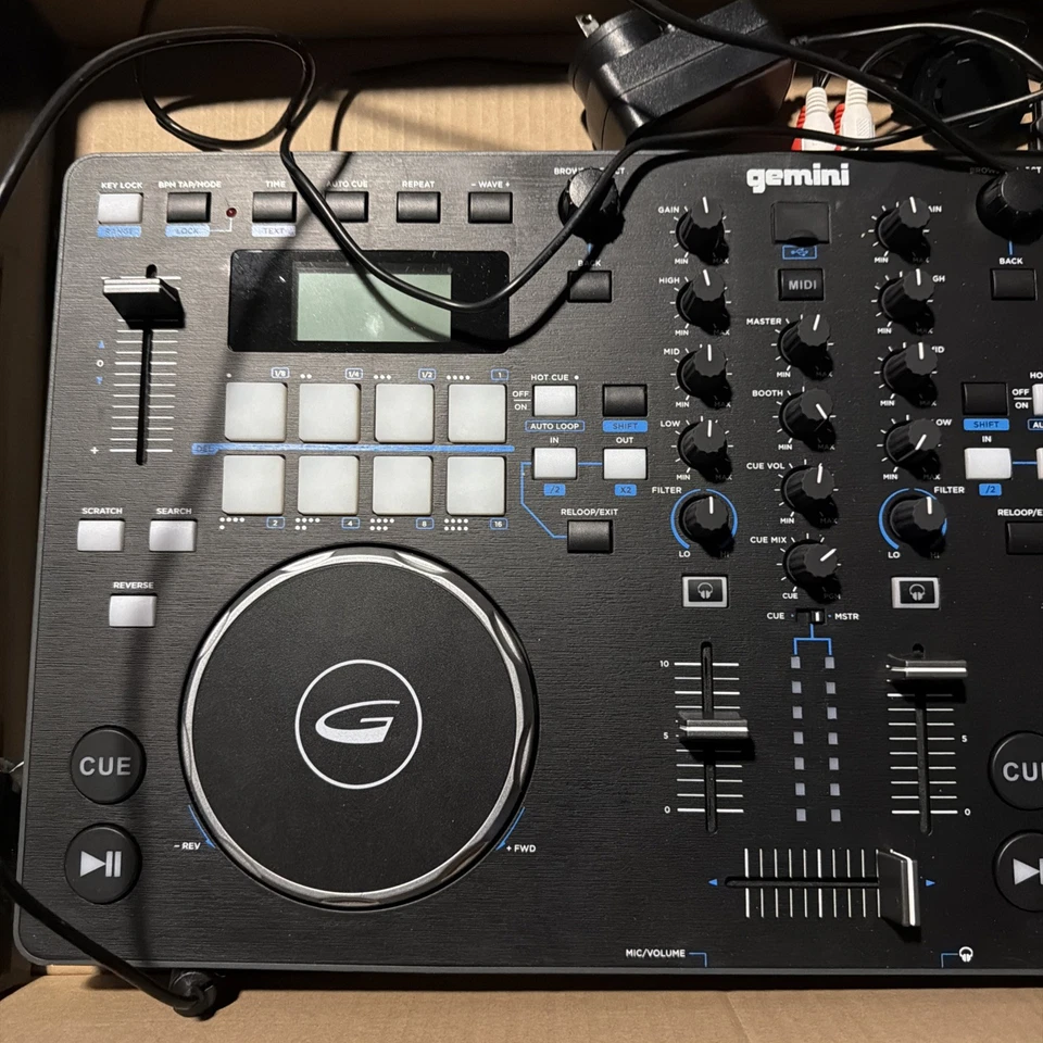 Gemini Sound DJ GMX Professional 2 Channel Media Dual Controller - Image 3 of 4