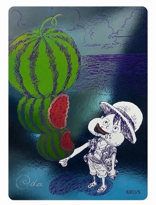 One Piece Metakira Card Luffy Watermelon NatsuComi 2026 Promo Foil