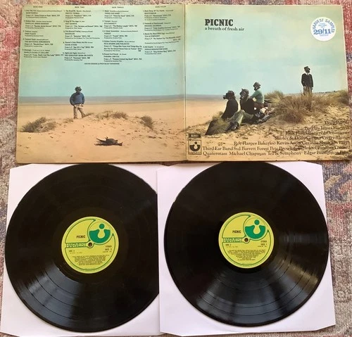 Picnic 2LP UK 1970 Harvest Bakerloo Syd Barrett Forest Pete Brown