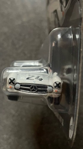 Hot Wheels 1954 Mercedes Benz 300 SL 1/6 vintage 1:64 modellino auto giocattolo bambini - Foto 12 di 14