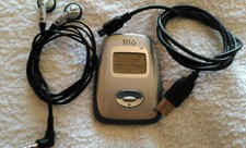 RIO CARBON SILVER 5GB MP3 PLAYER BUNDLE EXCELLENT CONDITION FREE P&P