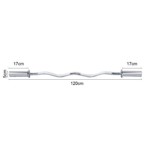 4FT Olympic Super EZ Curl Weight Barbell Curl Bar Threaded Curl Bar 2" Lifting - Picture 4 of 8