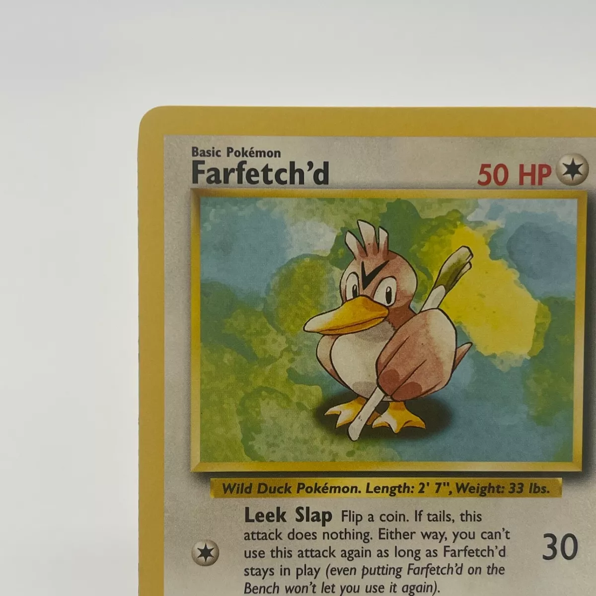 Card Farfetch'd 27/102 Pokemon Original