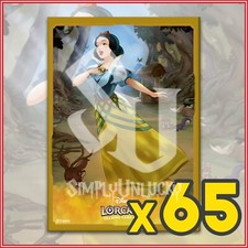Disney Lorcana TCG TCG Snow White 65 Sleeves Official Ravensburger