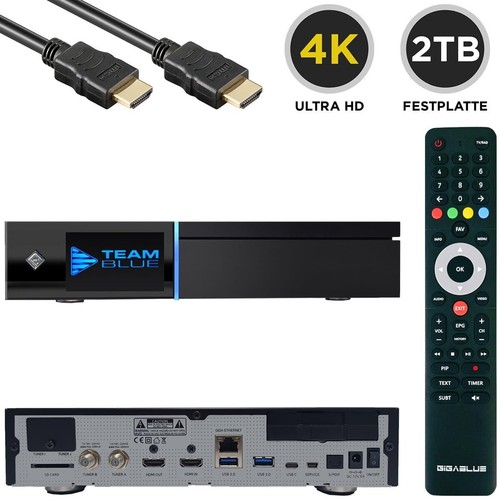 GigaBlue UHD Quad 4K Pro 2x DVB-S2 FBC Linux E2 BT WiFi PVR-Ready Receiver - Afbeelding 6 van 10