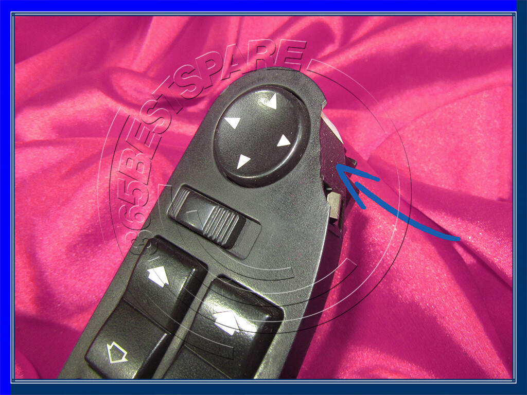 BMW 5 7 series E39 E38 DRIVER's SIDE WINDOW MIRROR REGULATOR SWITCH RHD