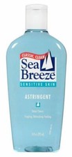 2 PACK Sea Breeze Sensitive Skin Astringent 10 fl oz