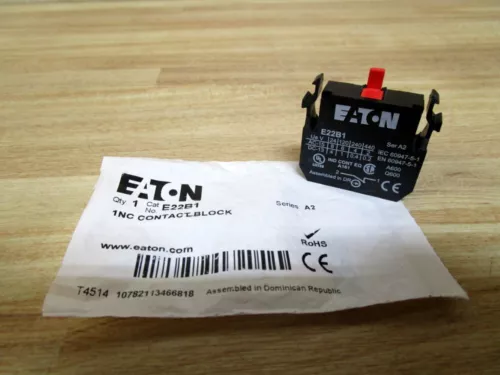 Cutler Hammer E22B1 Contact Block