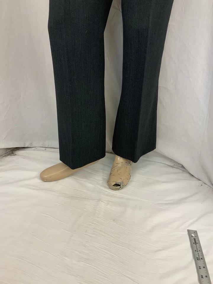 Pantalones de vestir Thalian talla 8 gris poli rayón elásticos hechos en Turquía YGI Y1-1015 Foto 4 de 4