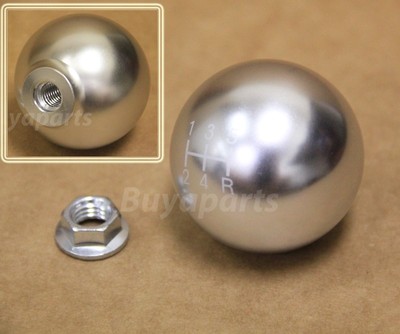 Silver aluminum ball style 5 speed Shift KNOB for 1994-2001 Acura Integra DC2