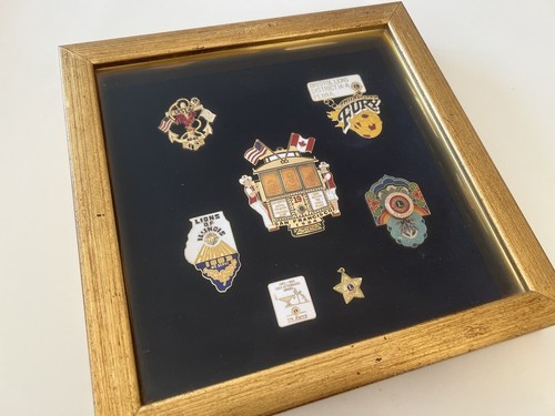 LIONS CLUB United States San Francisco Philadelphia Vintage Enamel Pin - Picture 10 of 13