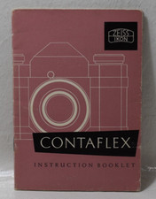 Zeiss Ikon Contaflex Instruction Book