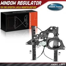 Front Driver Power Window Regulator w/8-Pin Motor for Ford Expedition Navigator
