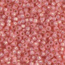 Miyuki Seed Beads 8/0 - Silver Lined Alabaster Salmon