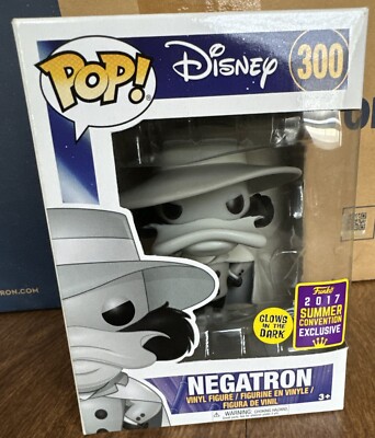 Negatron (Glow in Dark) #300 Funko Pop Disney 2017 Summer Convention Exclusive
