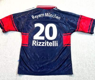 FC Bayern Munich Home Retro Jersey 1997-99 Ruggiero Rizzitelli #20