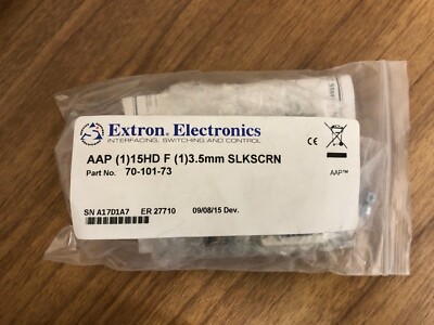 EXTRON 70-101-73 AAP (1)15HD F (1) 3.5mm SLKSCRN,