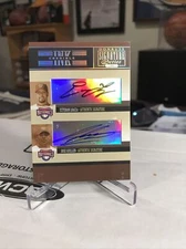 2005 Donruss Signature INKcredible Esteban Loaiza Jose Guillen Nationals Auto B4