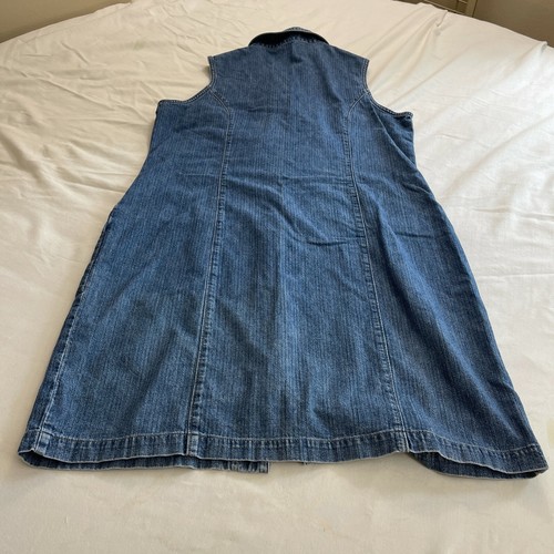 Woolrich Denim Dress Size M Blue Sleeveless | eBay