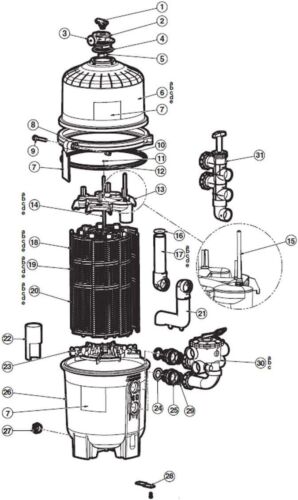 R0357800 Filter Tank Oring Replacement for Jandy DEV, DEL, CV, CL Filter O-524 - Picture 2 of 2