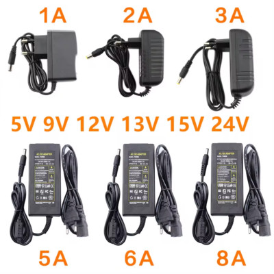 12V DC Universal Power Supply 12V 5V 6V 9V 10V 15V 24V 1A 2A 3A 5A 6A 8A Transfo
