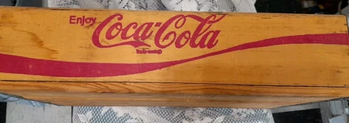Vintage Coca Cola Wooden Crate 6 Compartments 12 X 18 X 4