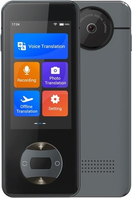 AI-Powered W10 PRO Translator - Voice Options, HD Image & 1500mAh Battery Life