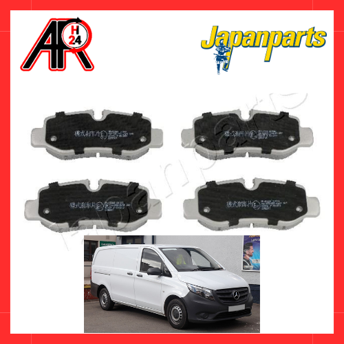 Pastiglie freno posteriori Mercedes Vito Japan Parts PP-0528AF