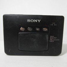 SONY WALKMAN CASSETTE PLAYER WM-EX77 BLACK VINTAGE RARE NOT WORKING 180410