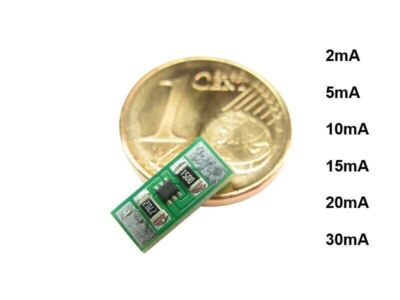 Konstantstromquelle LED Treiber 2 5 10 15 20 30 mA 11 LEDs 4-24V DC Mini KSQ1