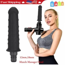 Replace Head Attachment For Deep Tissue Muscle Massager Massage Gun 12/18mm NEW