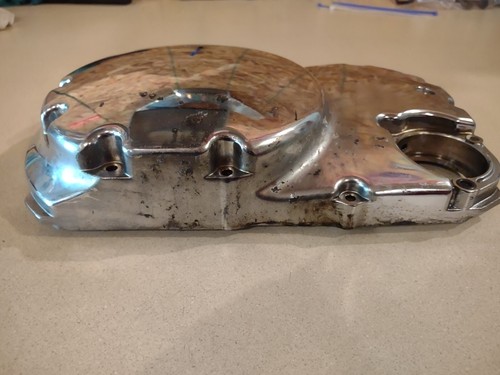 2001 Yamaha V Star 1100 Clutch Cover Right Engine Cover - Picture 4 of 11