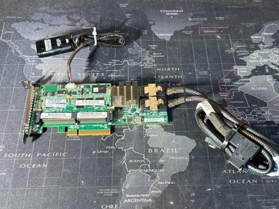 HP SMART ARRAY P420 / 2GB PCI-E CONTROLLER 633538-001+ Battery + Cable