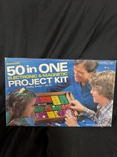 Science Fair 50-in-One Electronic Magnetic Project Kit 28-227, Ages 8 , 1980