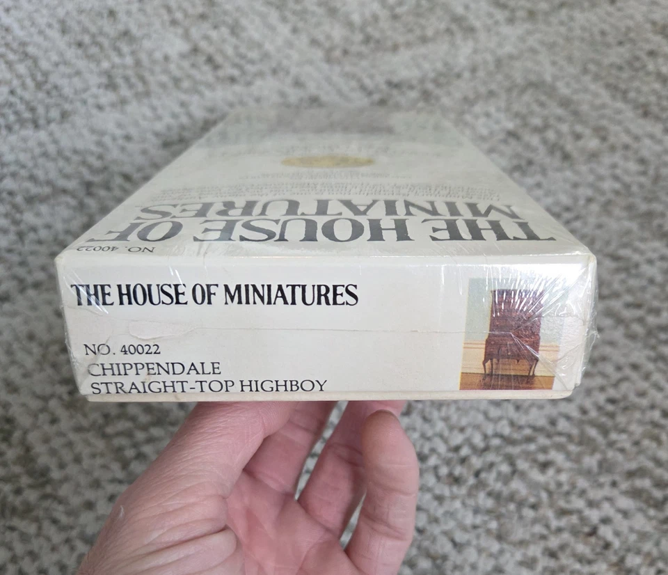The House of Miniatures ~ 40022 ~ Chippendale Straight Top Highboy - XACTO NUEVO Foto 3 de 4