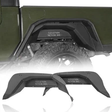 BriSunshine Rear Wheel Well Liners 2PCS 2020-2025 Jeep Gladiator JT Mud Guards