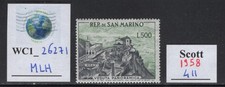 WC1_26271. SAN MARINO. 500 Lire 1958 ROCK OF SAN MARINO stamp. Sc. 411. MNH