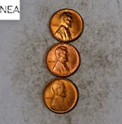 1946+1949-S+1950-S Lincoln Wheat Penny Cent Lot/Set ~ Gem BU Red ~ ZWL47