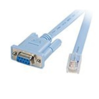 CONSOLE CABLE 6FT DB9F to RJ45, Compatible with Cisco CAB-CONSOLE-RJ45, 72-3383-