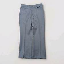 Levi's 517 Action Talon Zip Vintage 80s Pleated Dress Pants 33W 32L USA Made