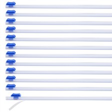12pcs Plastic Wrap Cutter, 13in Plastic Wrap Slide Cutter Self Adhesive, Blue