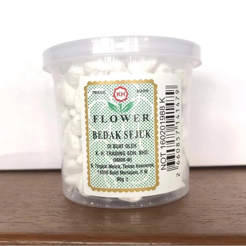 2 X FLOWER BRAND COOLING RICE POWDER - BEDAK SEJUK (90GM x 2 BOTTLES)- FREE SHIP - Image 2 of 4