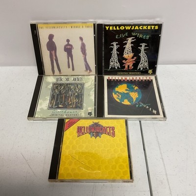 Yellowjackets 5 CD Lot: Greenhouse, The Spin, Mirage A Trois, Live Wires
