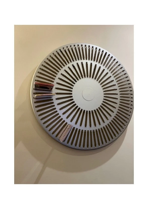 porta cd parete YCAMI in alluminio anodizzato, con vani porta CD in stirolux  - Immagine 3 di 3