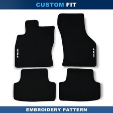 For Vw Golf Mk7 2012-2023 Quality Black Velour Carpet Car Floor Mats Liners For Vw Golf Mk7 2012-2023 Quality Black Velour Carpet Car Floor Mats Liners