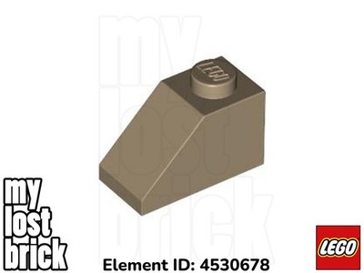 LEGO - Teil 3040 - Pisten 1x2 45° (EINZELN) + NEU + FARBE / MENGE WÄHLBAR