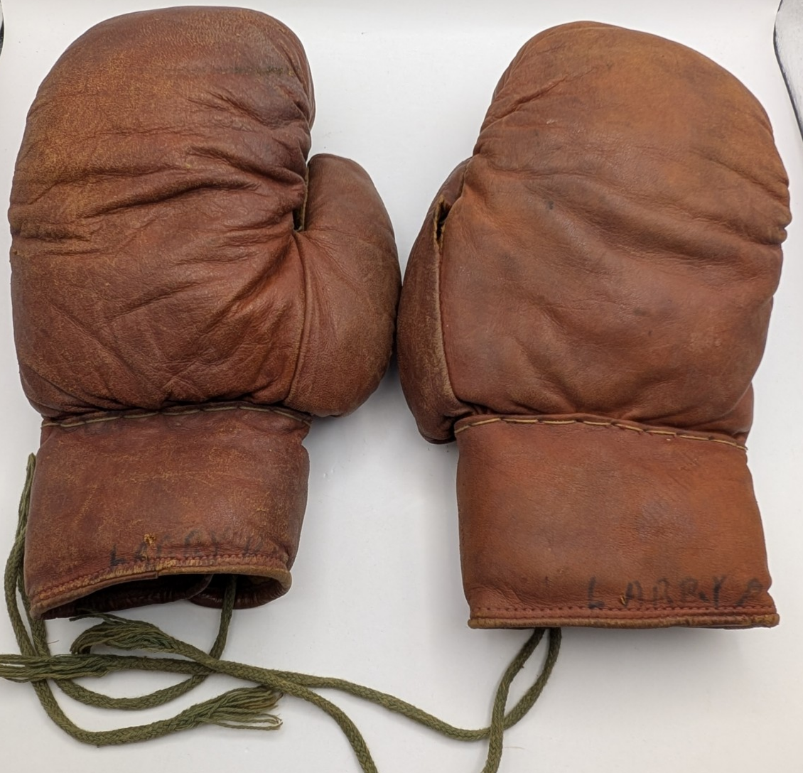 Vintage Title Leather Boxing Gloves 8oz – Antique Brown Laced