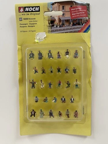 Noch H0 16050 Reisende 30 Figuren ohne Beine